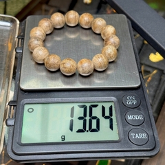 Vòng Trầm Hương Rừng Campuchia 14.5mm – Tinh Hoa Đại Ngàn & Vượng Khí