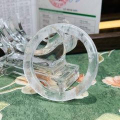 Vòng Bản Thạch Anh Trắng Tự Nhiên – Năng Lượng Tinh Khôi & Vĩnh Cửu