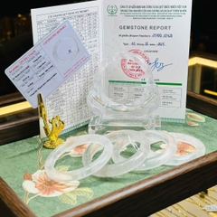 Vòng Bản Thạch Anh Trắng Tự Nhiên – Năng Lượng Tinh Khôi & Vĩnh Cửu