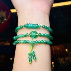 Châu phi thuý xanh 5mm mix charm