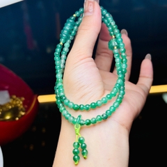 Châu phi thuý xanh 5mm mix charm