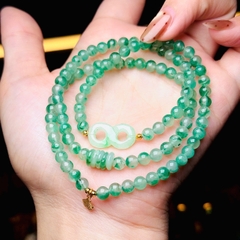 Châu phi thuý xanh 5mm mix charm