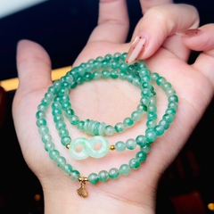 Châu phi thuý xanh 5mm mix charm