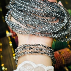 Vòng Tay Thạch Anh Tóc Đen 5mm – Quyền Năng & Sự Huyền Bí