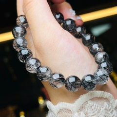 Vòng Tay Thạch Anh Tóc Đen 10mm – Quyền Năng & Sự Huyền Bí