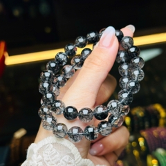 Vòng Tay Thạch Anh Tóc Đen 9.5mm – Quyền Năng & Sự Bảo Hộ