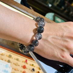 Chuỗi Thạch Anh Tóc Đen 14.5mm – Quyền Lực & May Mắn