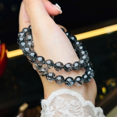 Vòng Tay Thạch Anh Tóc Đen 8mm – Quyền Năng & Sự Huyền Bí