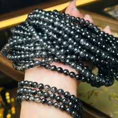 Chuỗi Thạch Anh Tóc Đen 6.2mm – Quyền Năng & Sự Sang Trọng