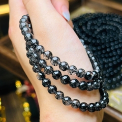 Chuỗi Thạch Anh Tóc Đen 6.2mm – Quyền Năng & Sự Sang Trọng