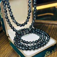 Chuỗi Thạch Anh Tóc Đen 6.6mm – Quyền Năng & Sự Sang Trọng Huyền Bí