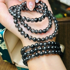 Chuỗi Thạch Anh Tóc Đen 6.6mm – Quyền Năng & Sự Sang Trọng Huyền Bí