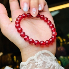 Vòng Tay Thạch Anh Dâu Tây Hồng 8mm – Vẻ Đẹp Ngọt Ngào & Tràn Đầy Sức Sống