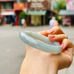 Vòng Bản Tròn Ngọc Phỉ Thúy Băng Ánh Tím Type A – Vẻ Đẹp Thanh Khiết & Sang Trọng