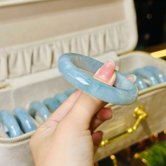 Vòng Bản Tròn Ngọc Phỉ Thúy Băng Ánh Tím Type A – Vẻ Đẹp Thanh Khiết & Sang Trọng