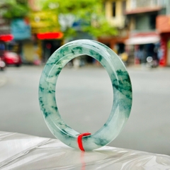 Vòng Ngọc Phỉ Thuý Băng Chủng Hoa Xanh – Vẻ Đẹp Thiên Nhiên Kỳ Diệu