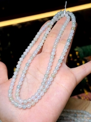 Chuỗi Phỉ Thúy Trắng Xanh 5 Li – Vẻ Đẹp Thanh Khiết & Tinh Tế