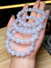 Chuỗi Phỉ Thuý Băng Trắng 10li – Vẻ Đẹp Thuần Khiết & Tinh Tế