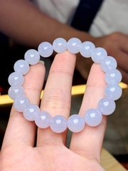 Chuỗi Phỉ Thuý Băng Trắng 10li – Vẻ Đẹp Thuần Khiết & Tinh Tế