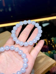 Chuỗi Phỉ Thuý Băng Trắng 10li – Vẻ Đẹp Thuần Khiết & Tinh Tế