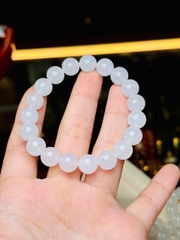 Chuỗi Phỉ Thuý Trắng 10li – Vẻ Đẹp Thuần Khiết & Tinh Tế