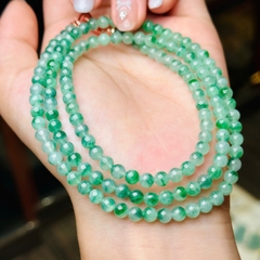 Chuỗi Phỉ Thuý Băng Phiêu Hoa Lục – Vẻ Đẹp Sang Trọng & Huyền Bí