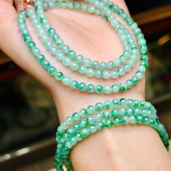 Chuỗi Phỉ Thuý Băng Phiêu Hoa Lục – Vẻ Đẹp Sang Trọng & Huyền Bí