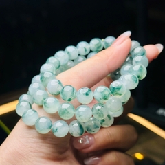 Vòng Đơn Ngọc Băng Hoa Bay 10mm – Vẻ Đẹp Thanh Khiết & Sang Trọng