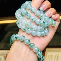 Vòng Đơn Ngọc Băng Hoa Bay 10mm – Vẻ Đẹp Thanh Khiết & Sang Trọng