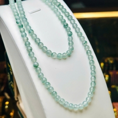 Chuỗi Phỉ Thuý Cao Băng Chủng Phiêu Hoa 6mm – Vẻ Đẹp Thanh Khiết & Sang Trọng