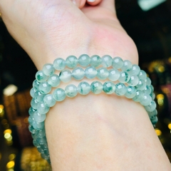 Chuỗi Phỉ Thuý Cao Băng Chủng Phiêu Hoa 6mm – Vẻ Đẹp Thanh Khiết & Sang Trọng