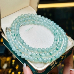 Chuỗi Phỉ Thuý Cao Băng Chủng Phiêu Hoa 6mm – Vẻ Đẹp Thanh Khiết & Sang Trọng