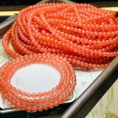 Chuỗi Ngọc Nam Hồng 6mm Q4 – Vẻ Đẹp Ngọt Ngào, Rực Rỡ & May Mắn