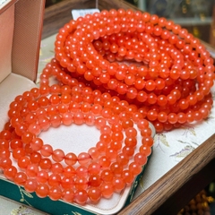 Chuỗi Ngọc Nam Hồng 7mm Q4 - Vẻ Đẹp Ấm Áp & May Mắn
