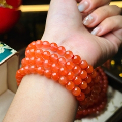 Chuỗi Ngọc Nam Hồng 7mm Q4 - Vẻ Đẹp Ấm Áp & May Mắn