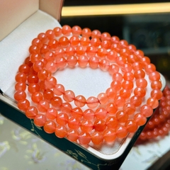 Chuỗi Ngọc Nam Hồng 7mm Q4 - Vẻ Đẹp Ấm Áp & May Mắn