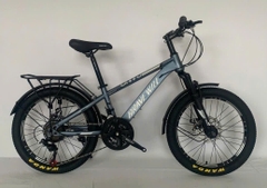 XE ĐẠP THỂ THAO BÉ TRAI CÓ ĐỀ BRAVEWILL SIZE 20-22 - HÀNG NHẬP KHẨU CHÍNH HÃNG