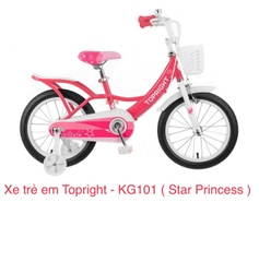 Xe đạp trẻ em cao cấp Topright Star Princess cho bé gái từ 3-8t