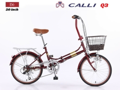 Xe đạp gấp CaLLI Q3 Hàng Cao Cấp Xuất Nhật SIZE 20 cho người cao từ 1.3m