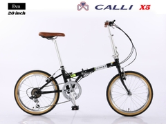 Xe đạp gấp CaLLI X5 hợp kim nhôm Hàng Cao Cấp Xuất Nhật SIZE 20 cho người cao từ 1.3m