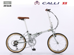 Xe đạp gấp CaLLI X5 hợp kim nhôm Hàng Cao Cấp Xuất Nhật SIZE 20 cho người cao từ 1.3m