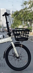 giỏ xe đạp gấp và xe đạp điện nhựa ABS gồm bộ càng lắp giỏ