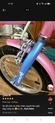 Xe đạp bé gái XDD gấu trúc dễ thương cho bé từ 2,5-11 tuổi