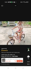 XE XAMING BÉ GÁI KHUNG CONG BAGA LIỀN SIZE 12-14-16-18-20- NHẬP KHẨU CHÍNH HÃNG