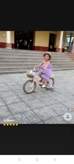 XE XAMING BÉ GÁI KHUNG CONG BAGA LIỀN SIZE 12-14-16-18-20- NHẬP KHẨU CHÍNH HÃNG