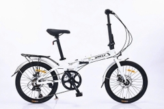 XE ĐẠP GẤP CAO CẤP KHUNG NHÔM DTFLY CÓ ĐỀ SIZE 20- HÀNG NHẬP KHẨU CHÍNH HÃNG