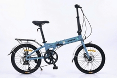 XE ĐẠP GẤP CAO CẤP KHUNG NHÔM DTFLY CÓ ĐỀ SIZE 20- HÀNG NHẬP KHẨU CHÍNH HÃNG