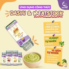 Hạt nêm ăn dặm không muối NutriAZ 55g - Gia vị ăn dặm rau củ an toàn cho bé từ 6 tháng - Sweet Baby House