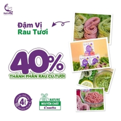 Mì ăn dặm rau củ NutriAZ 120g cho bé từ 6 tháng - Sweet Baby House