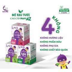 Mì ăn dặm rau củ NutriAZ 120g cho bé từ 6 tháng - Sweet Baby House
